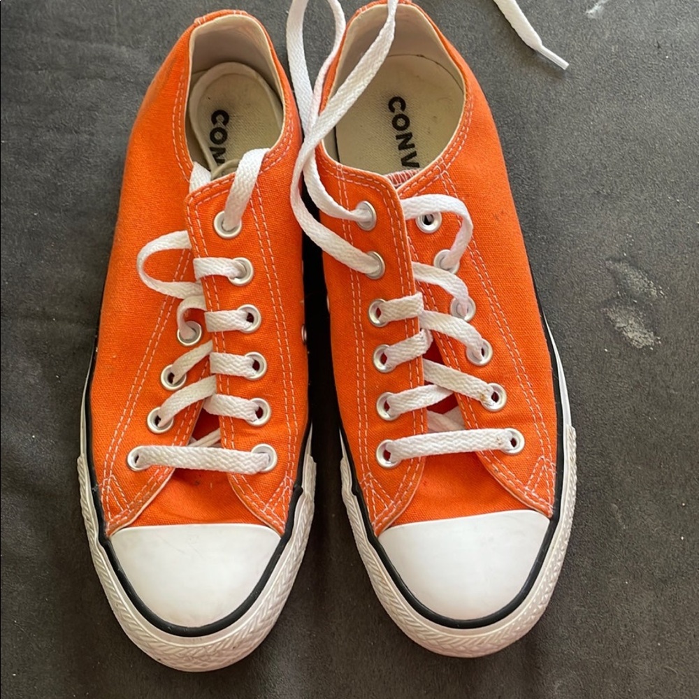 Orange converse